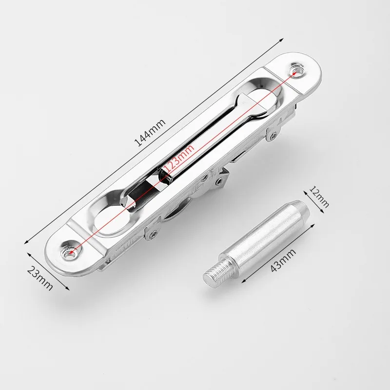 Latch stainless steel latch hidden door mother and child latch fire door  round head lock door fire