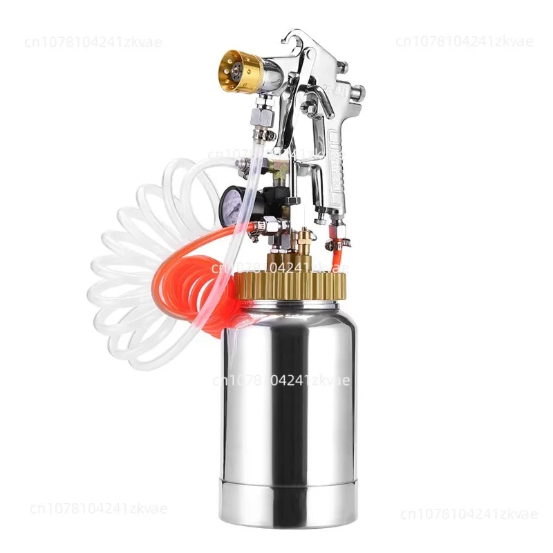 

2 liters of water and sand colorful paint latex spray gun paint pneumatic pressure barrel