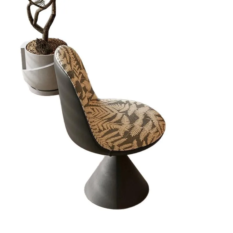 

Light Luxury Single Chair Italian Designer Makeup Chair Simple Leisure Conical Premium Makeup Stool Single Sofa