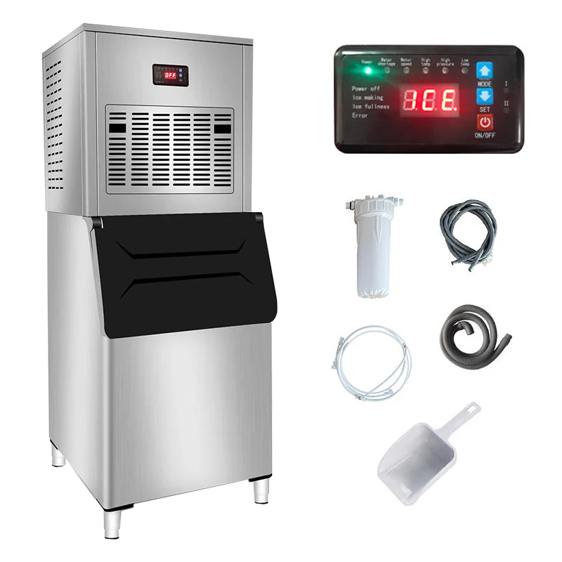 Ice Making Machine 200KG Snowflake Ice Block Maker Automatic Commercial Snow Ice Machine For Business Price Food