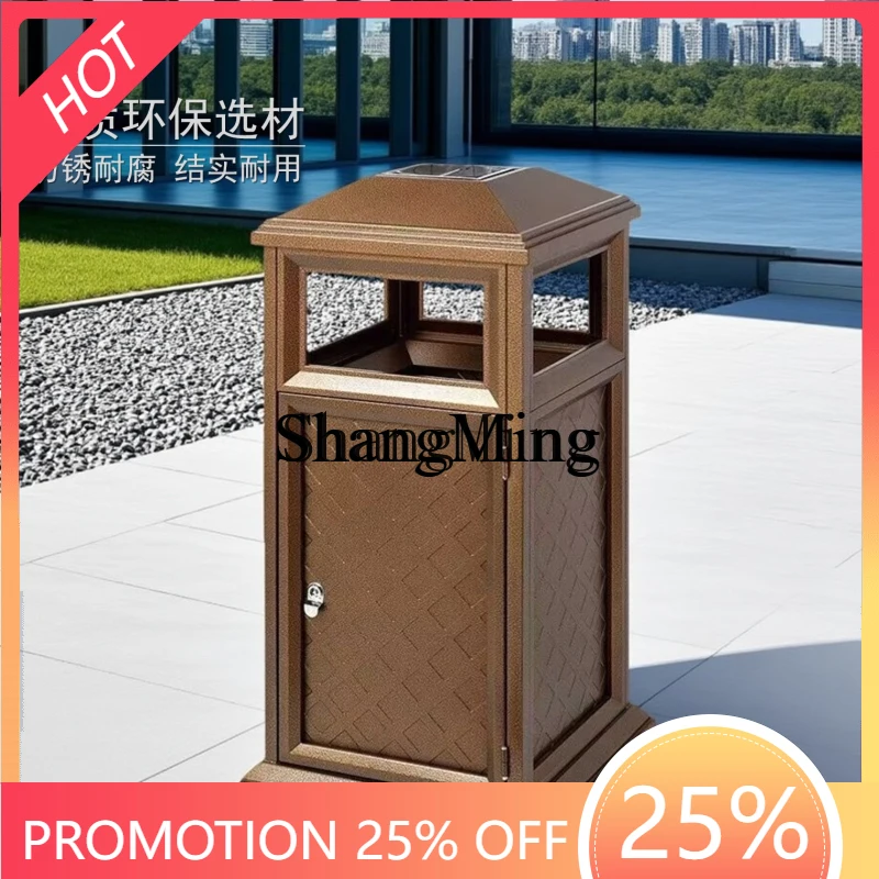 

CL villa trash can smoke commercial classical trash can retro house peel bucket