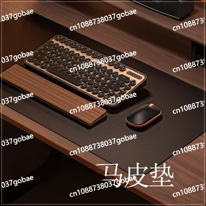 Cowhide Table Mat, Genuine Leather Oversized Mouse Pad, Laptop Office Computer Pad, Writing Desk Leather Pad, Desk Furniture Pad