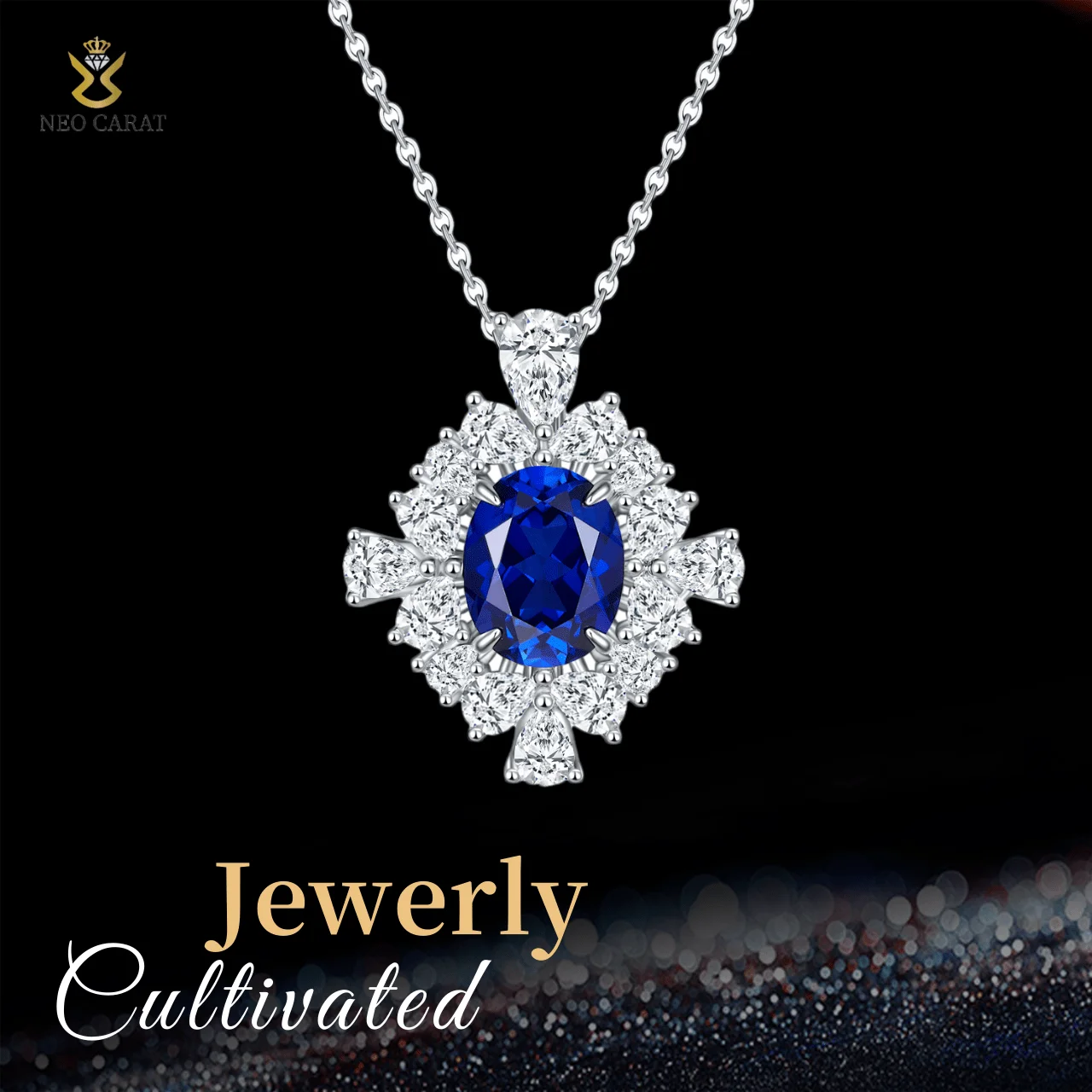 

Женское ожерелье с подвеской в форме платинового яйца K из серебра 925 пробы с цветущими цветами 3,4 карата, красочный подарок сокровища