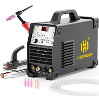 HZXVOGEN 4-in-1 Tig Welding Machine argon Aluminum Welder Digital Control Gas Stainless Pulse Welder 2T/4T HVT250P AC/DC