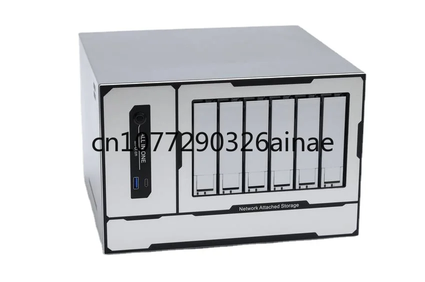 Mini 6-Bay Home  Black Server A4 Chassis