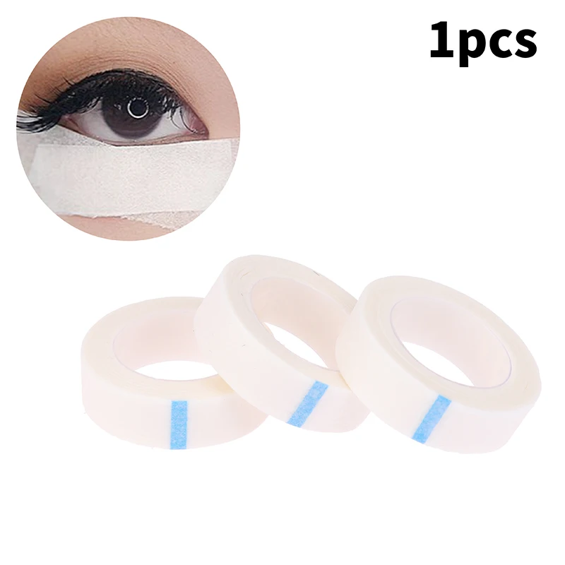 Coussinets pour les yeux non pelucheux pour extension de cils, ruban adhésif respirant, papier anti-allergie, patch sous les yeux, 9 m/rouleau