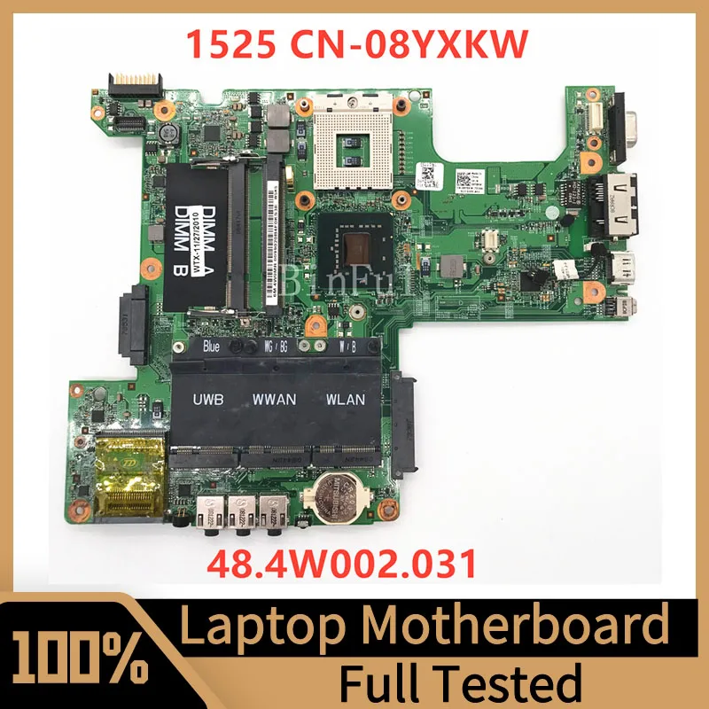 CN-08YXKW 08YXKW 8YXKW Mainboard For Dell 1525 Laptop Motherboard 07211-3 48.4W002.031 100% Full Tested Working Well