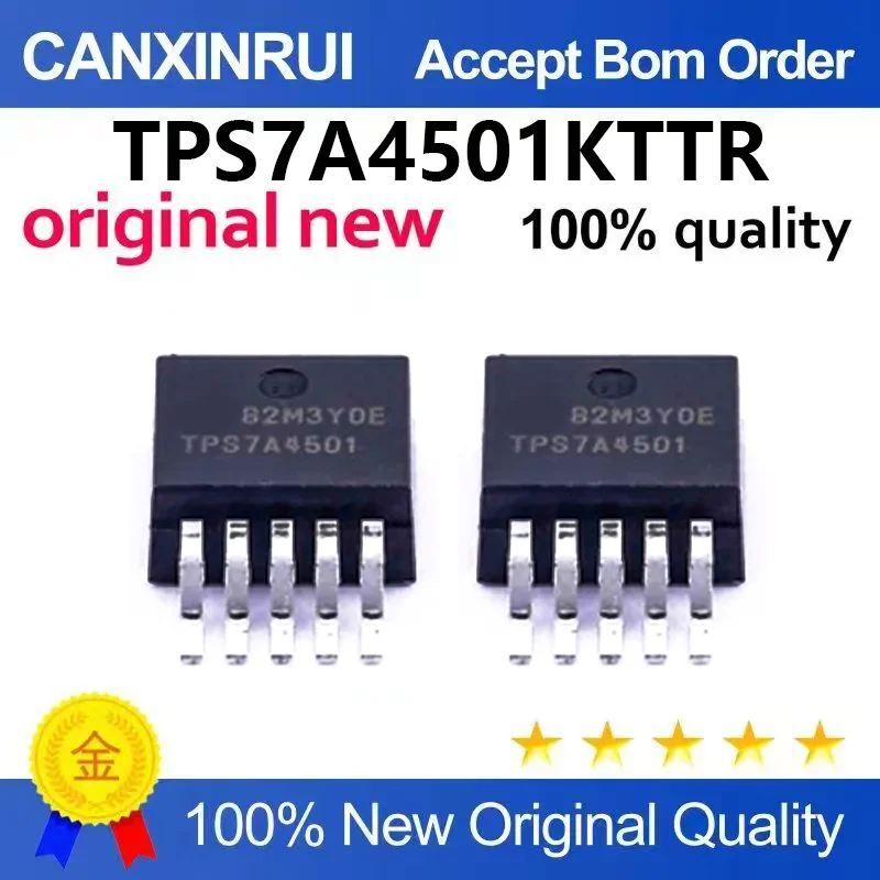（5pcs-100pcs）Brand new original TPS7A4501KTTR TO-263 silk screen TPS7A4501 linear regulator chip