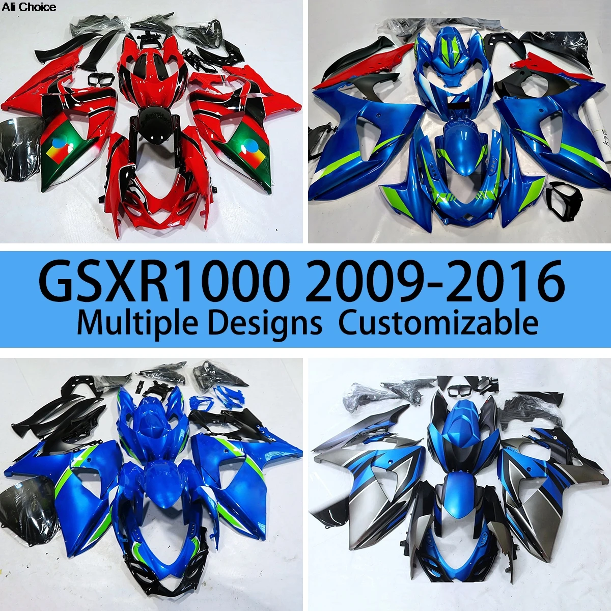 

Fairing Set GSXR 1000 2009 2010 2011 2012 2013 2014 2015 2016 Motorcycle Aftermarket Fairings Kit for GSXR1000 09-16