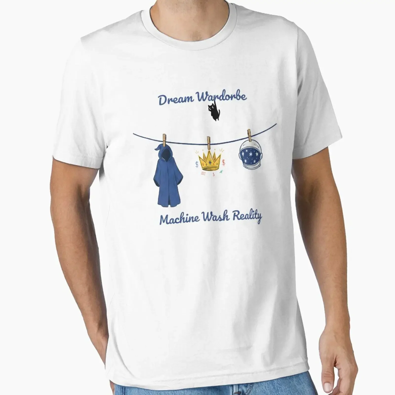 Preview of the artwork Washing Truth created and sold by taratyanprint vintage Washed designer clothes Versatile Slightly