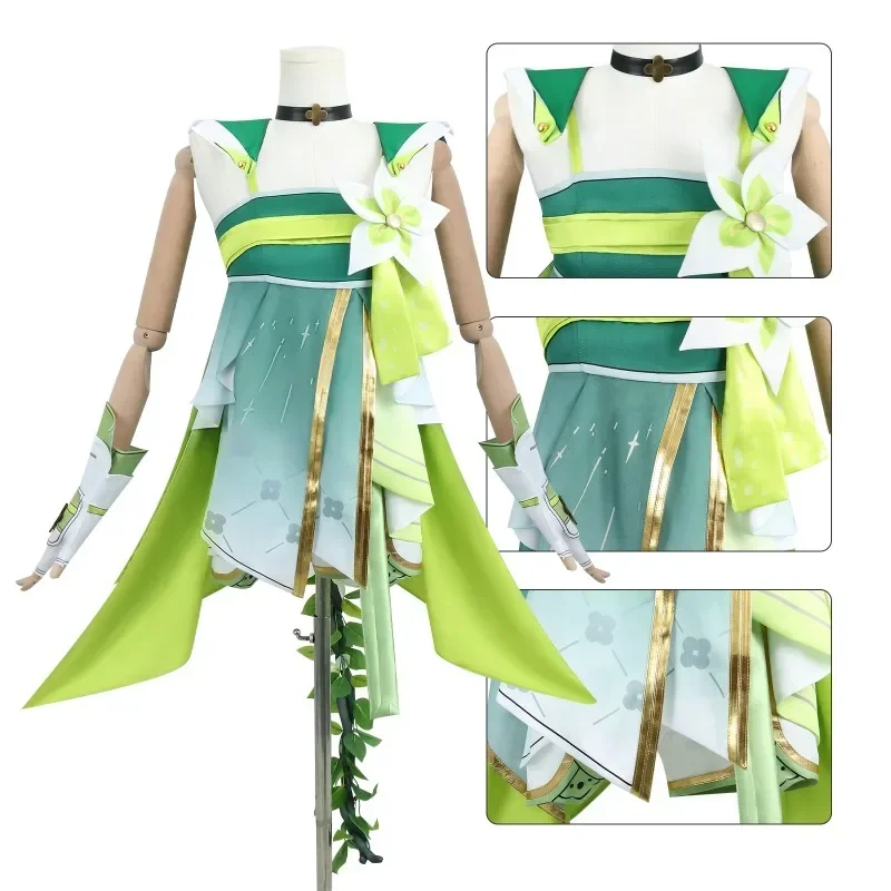 Gioco Wuthering Waves Cosplay Anime Verina Cosplay Costume Dress Verina parrucca puntelli set Halloween Party Play Outfit per le donne