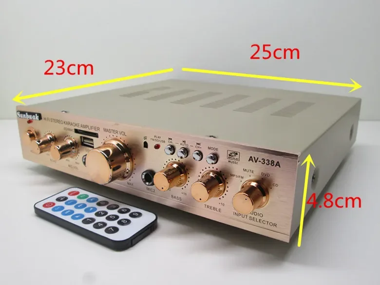 220V Power Amplifier High Power Home Audio HiFi Amplifier Fever Amplifier OK Computer Desktop Reverb