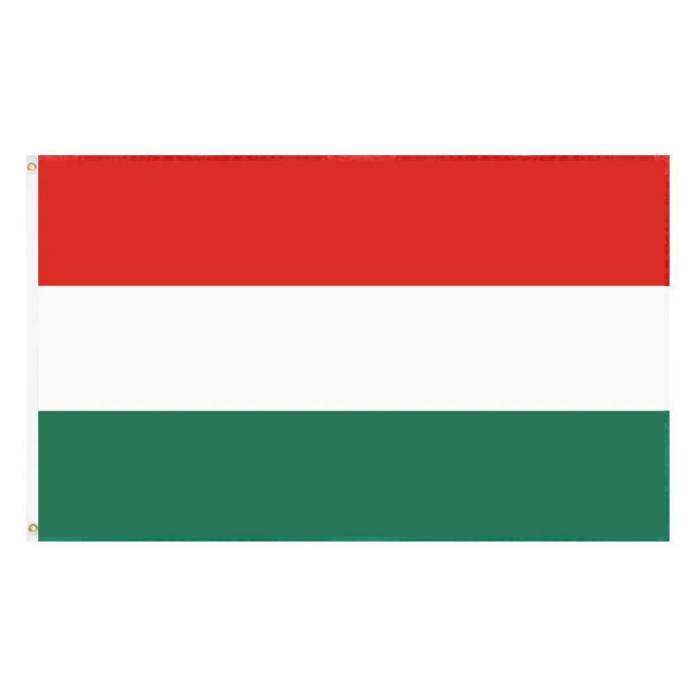 Hungary Hanging Flag 90×150cm Polyester Banner Weather Resistant For Sports Match Festival Home Outdoor Wall Decor