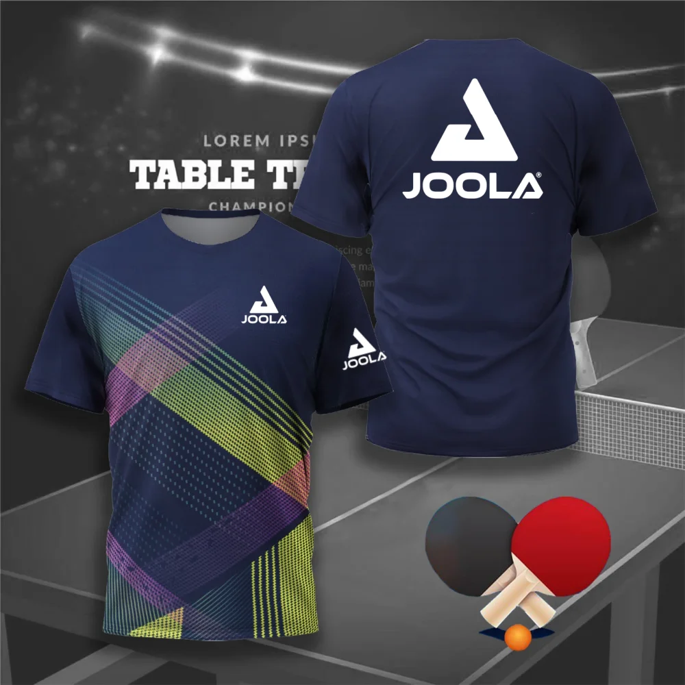 2026 New JOOLA Table Tennis Jersey, Summer Quick Drying Breathable Competition Jersey, Unisex Professional Training T-Shirt
