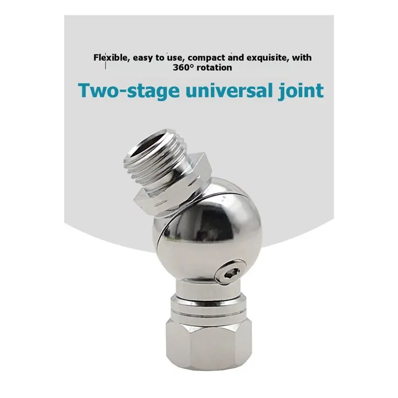 A89E-Portable Scuba Regulator Rotating Adapter 360 Degree Swivel Connector Scuba Diving Equipment Accessories
