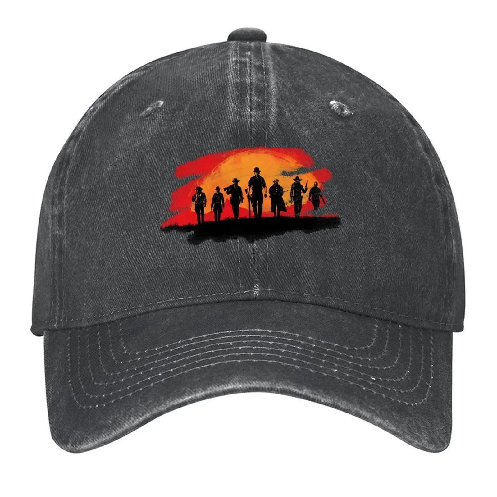

RDR 2 Baseball Cap black Custom Cap luxury woman cap Luxury Hat Women's Hats Men's