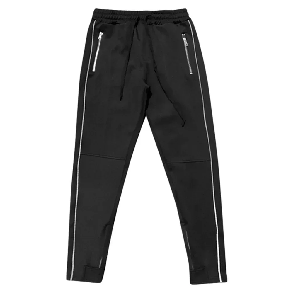 Calças de carga masculina Moda Hip Hop Multi-bolso Calças Trendy Streetwear Solid Sweatpants Mens Trabalho Tactical Calças de treino