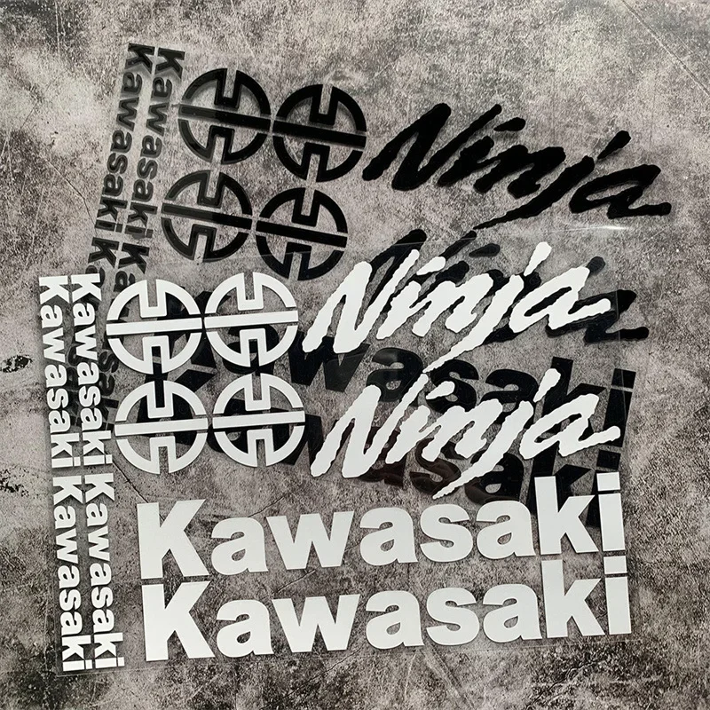 

Reflective Motorcycle Sticker Body Helmet Tank Suitable for Kawasaki Ninja Waterproof Sticker Car Decoration Decal