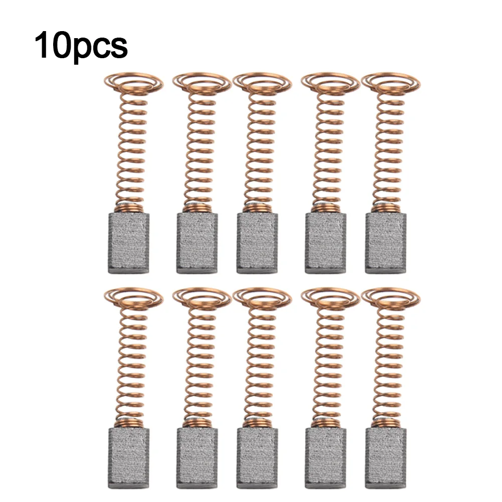 チップ4000ロータリーツール用メタルおよびカーボンブラシ修理部品、建設ツール、4.8x6.8x8.6mm、10個