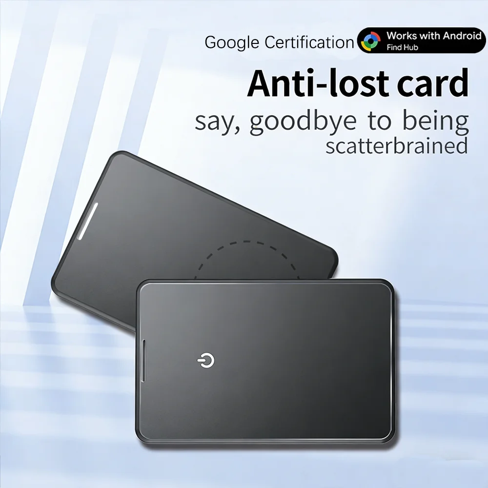 

New Global GPS Card Type Smart Tag Android Tracker Support for Google Find My Wireless Charging Anti-Lost GPS Tag Key