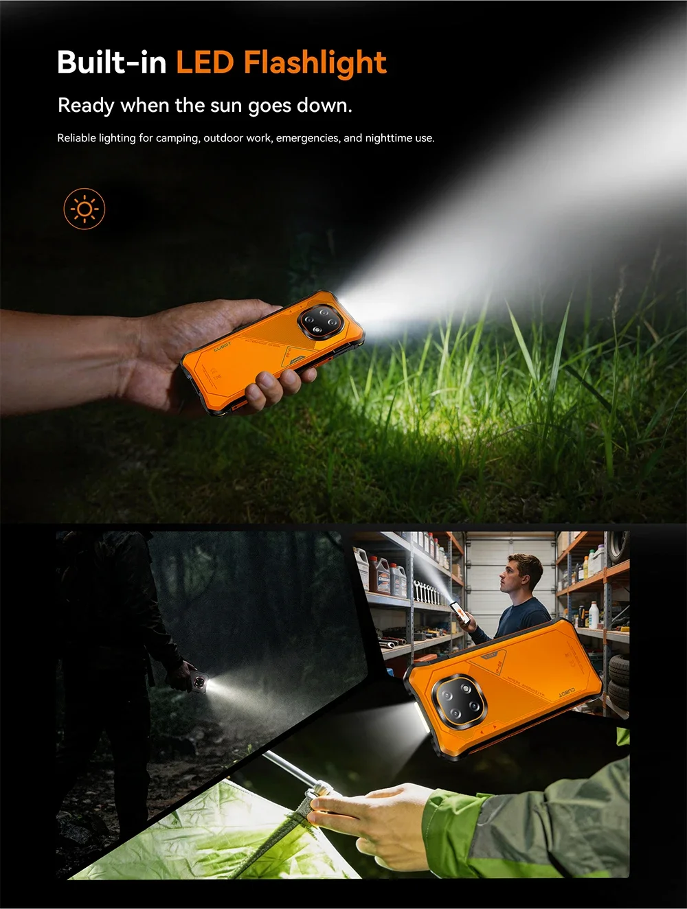Cubot KingKong ES 5 Android Smartphone 6.88" 120Hz Screen Up to 24GB RAM(12+12GB) 256GB ROM 7000mAh Battery Rugged Phone NFC