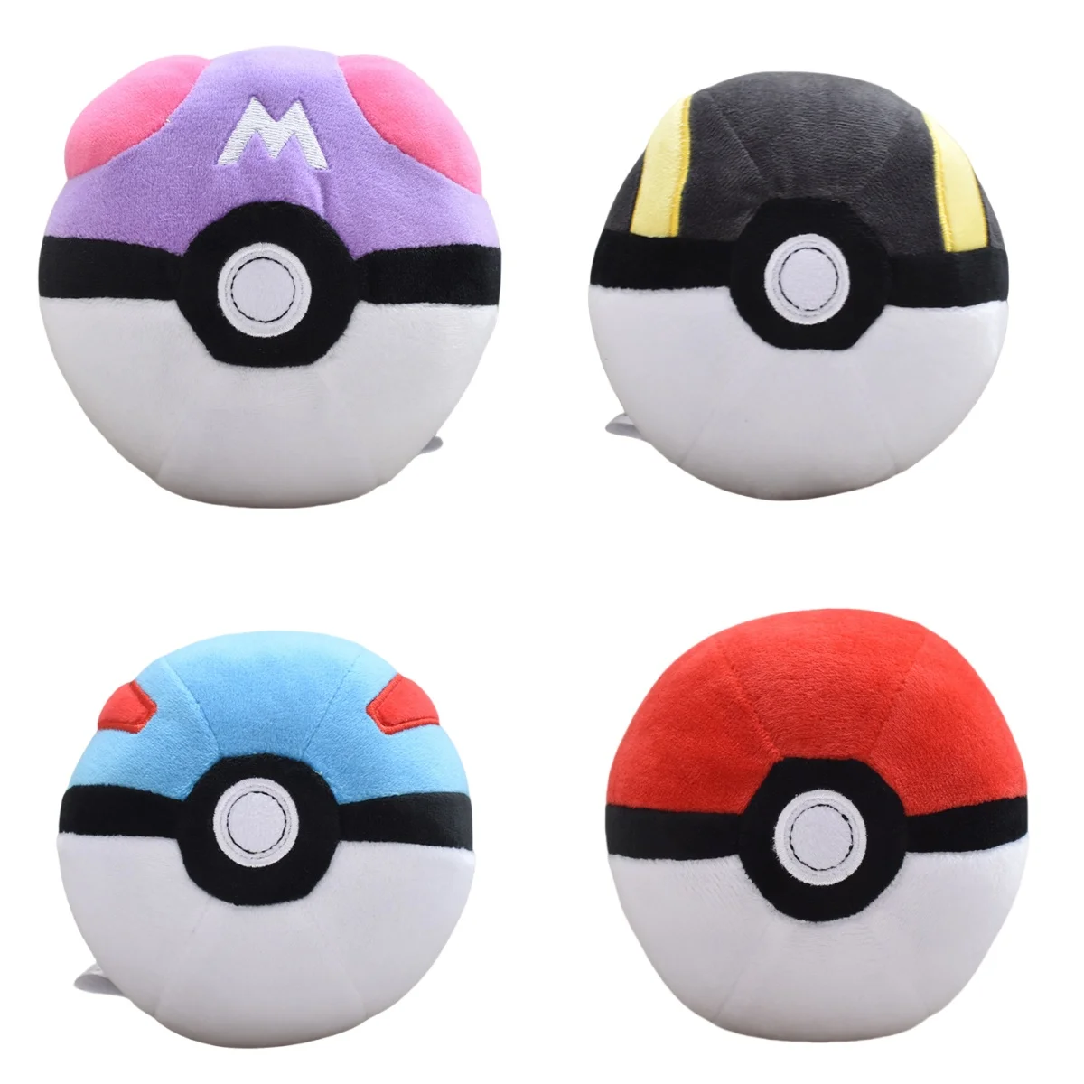 Pokemon Poke Ball Series Plush Balls Stuffed Doll Kawaii Home Decor Anime Toys Hobbies Toy Collections Plushies Kids Xmas Gift