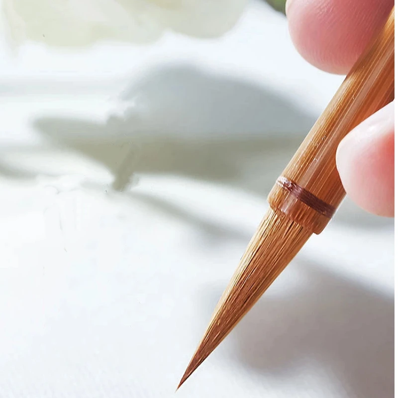 Professional Mixed Hair Calligraphy Brush Pen Seal Running Regular Script Practice Copying Copybook Brush Chinese Painting Pen