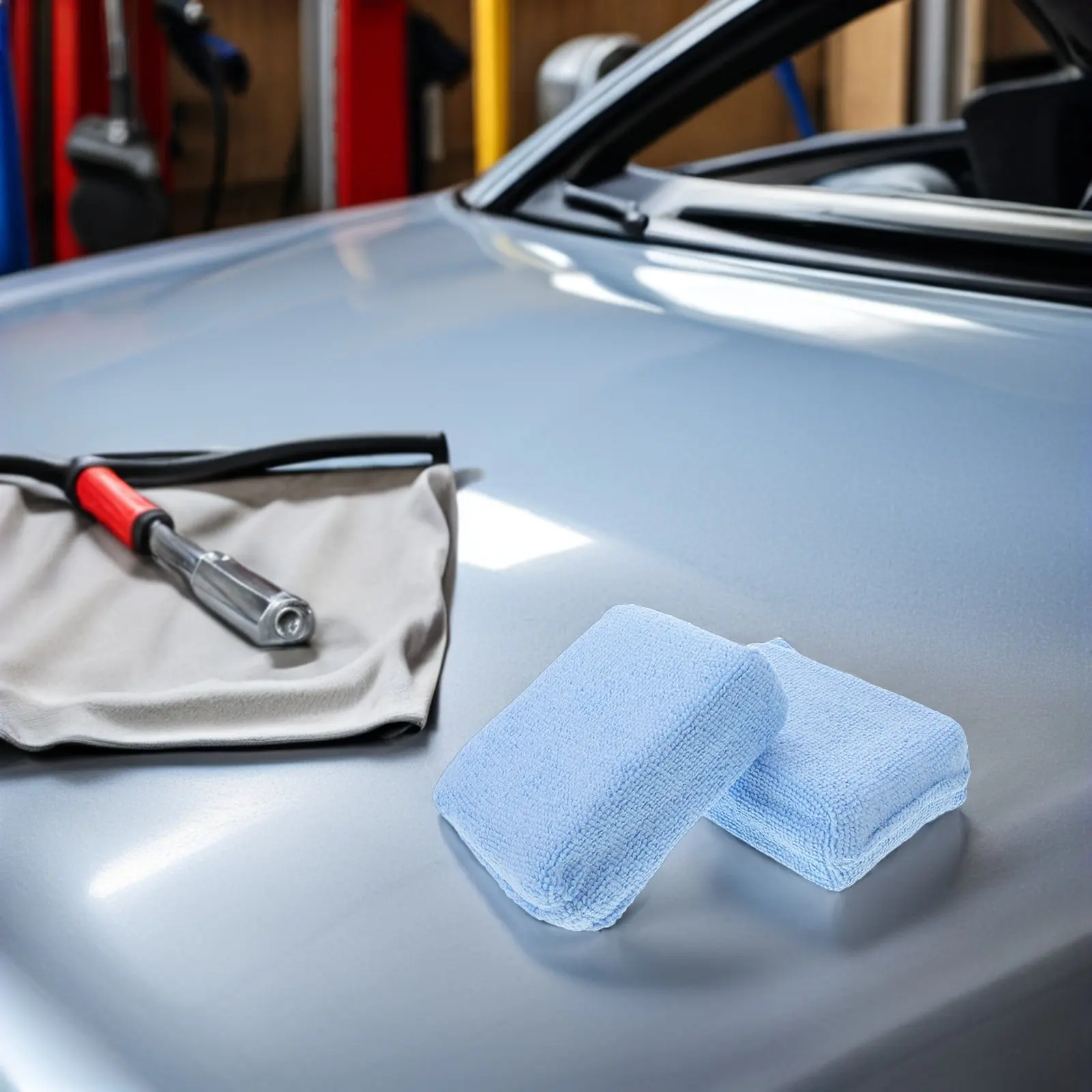 10 pcs Car Wax Applicator Pad Polishing Sponge Buffing Waxing Halloween Christmas New Year Car Wax Pad Car Polish Pad Cars