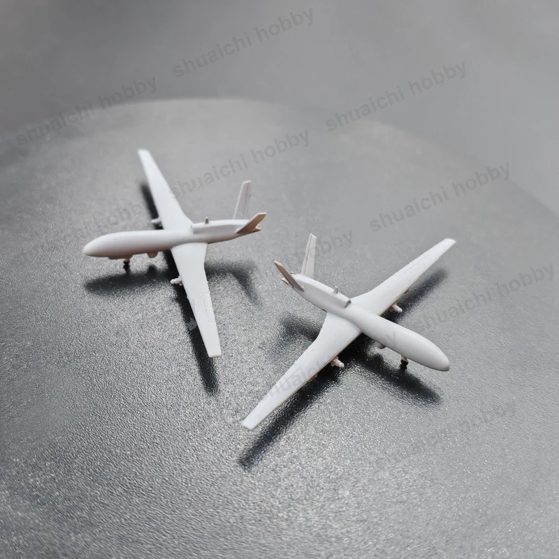 2PCS 1/350 Scale Wing Loong 10 UAV Model Length 3cm Resin Multi Purpose Jet Type Unmanned Aerial Vehicle Toys for DIY Display