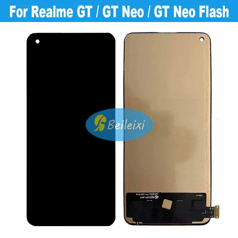 For Realme GT 5G RMX2202 LCD Display Touch Screen Digitizer Assembly For GT Neo RMX3031 / GT Neo Flash RMX3350