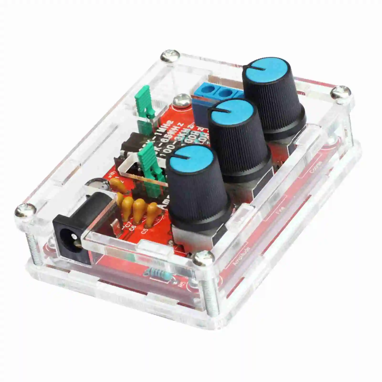 XR2206 High Precision Function Signal Generator Sine/Triangle/Square Output 1Hz-1MHz Adjustable Frequency Amplitude