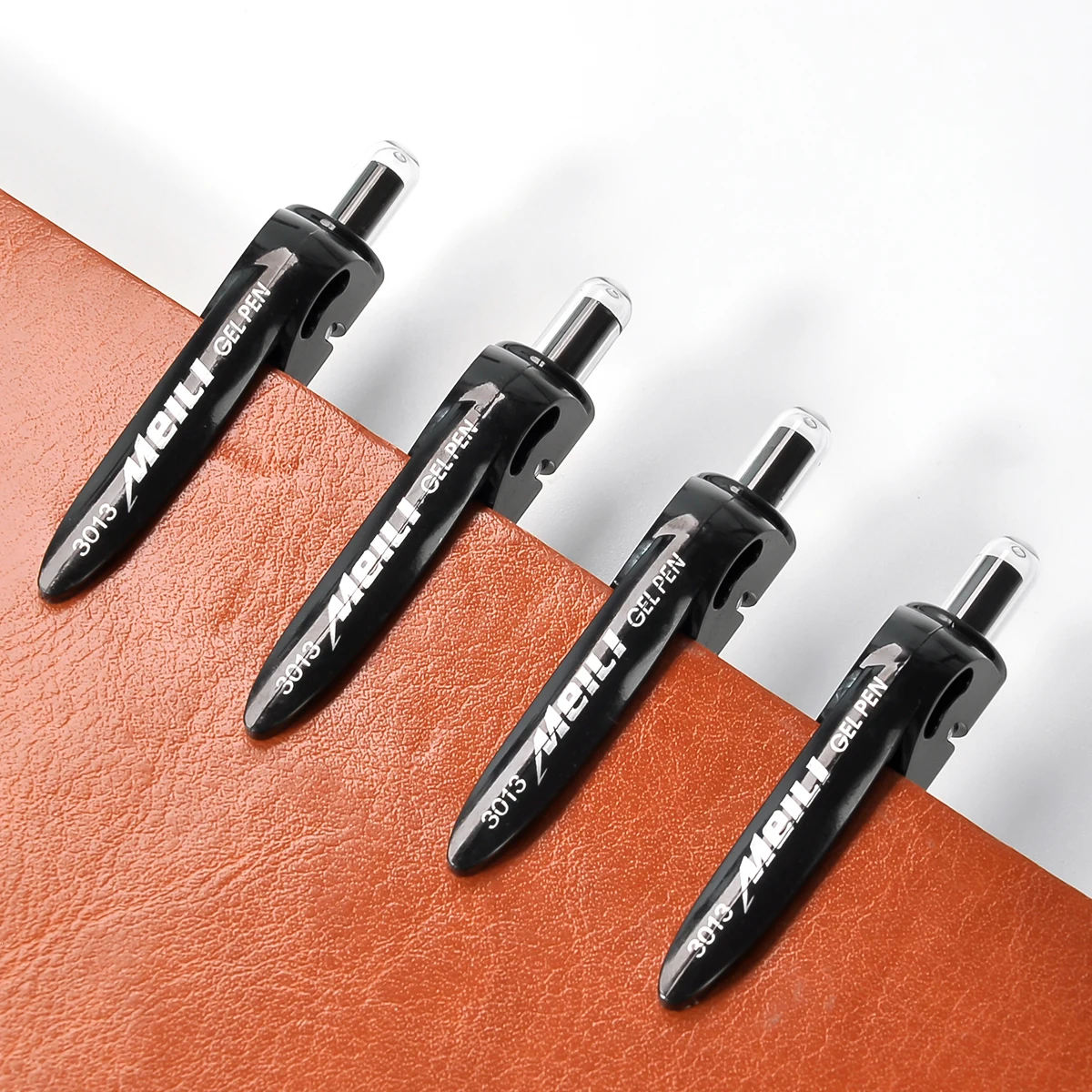 WQN 0.38 مللي متر طرف القلم سعة كبيرة قلم توقيع لممارسة الكتابة الحبر الأسود/الأحمر 3/6/12 قطعة مجموعة للاستخدام المكتبي والطلاب #4