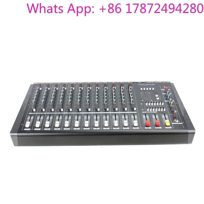Pmx-1208 Mixing Console Professional Audio Mixer Mixer Audio Professional 12 Channel Professional Audio Mixer 350w*2