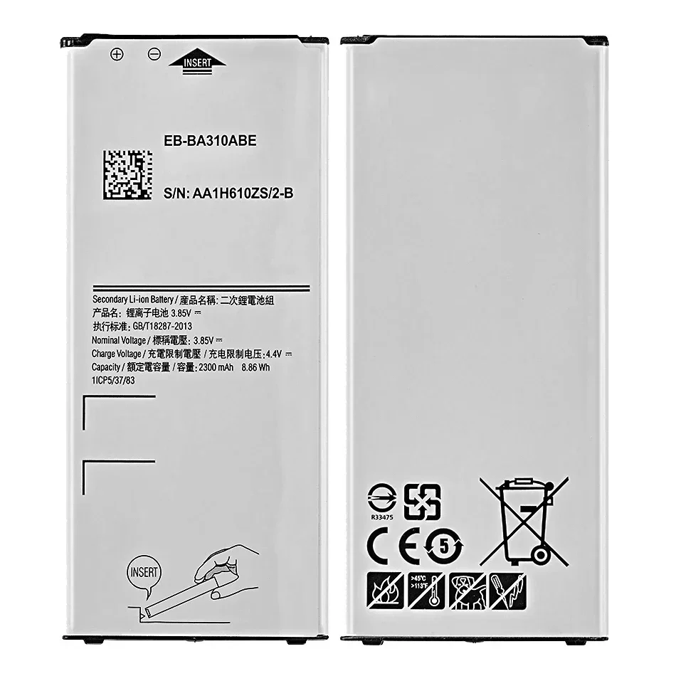 Battery EB-BA310ABE For Samsung Galaxy A3 2016 Edition A5310A A310 EB-BA310ABA  A32016 2300mAh Batteries