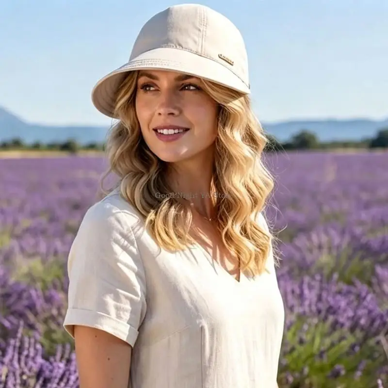  Warm Weather Sun Cap with Wide Coverage for Beach and Commute Use