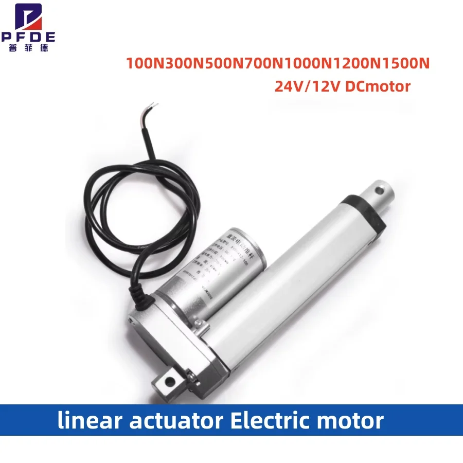 Linear Actuator Electric Motor 12V DC 20MM 30mm 40MM 50mm100mm Stroke 24V Window Opener 100N300N500N700N1000N1200N1500N