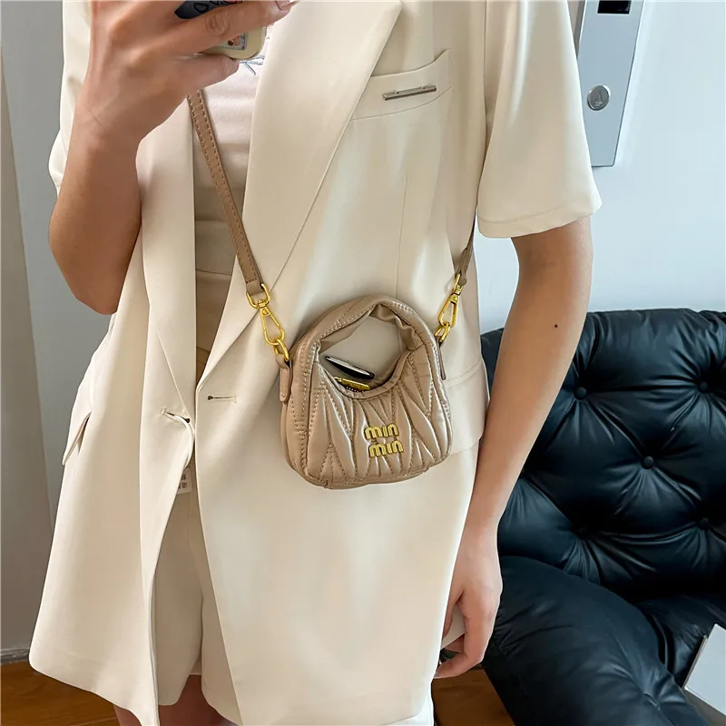 

Стильная мини-сумка-клатч, повседневная, простая, винтажная, модная, сумка для подгузников для женщин, сумка через плечо, люксовая брендовая сумка-мессенджер.