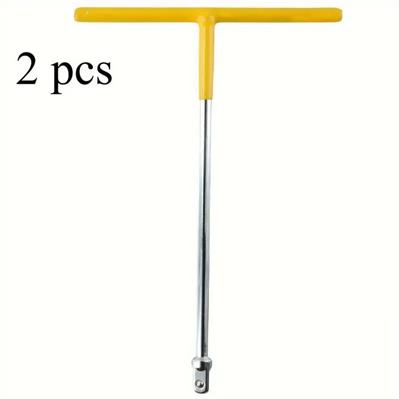 2 Pcs T Type Hex Socket Wrench Key Multifunctional Inner Hex Tool Set for Car Motorcycle Repair