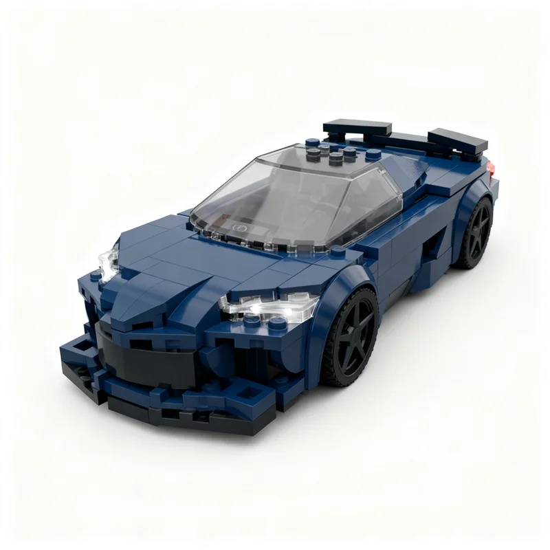 

243PCS MOC City Champions Super Car Corvette Stingray Model Technology DIY Creative Assembly Bricks Display Birthday Gift Home