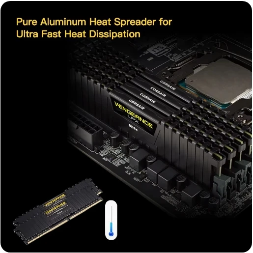 R-AM ذاكرة مكتبية Vengeance 16GB 32GB 3200MHz 3600MHz Dimm Memoria Rams PC4 ذاكرة الألعاب دعم اللوحة الأم