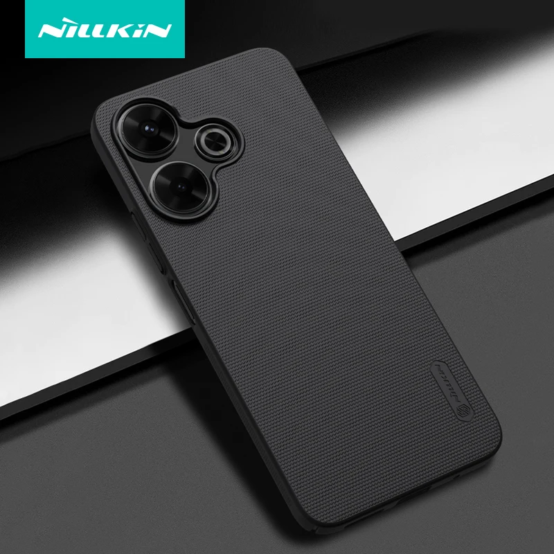 For Redmi Note 13 POCO M6 4G Case Nillkin Super Frosted Shield Hard Matte Cover Anti-Fingerprint Shell For Redmi Note 13R 5G