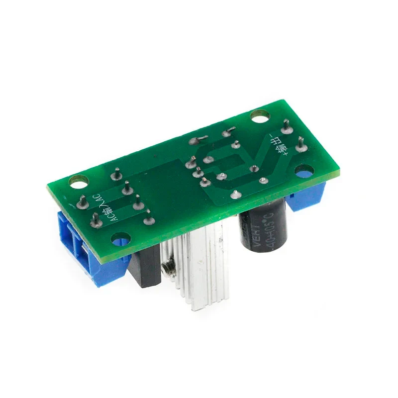 L7805 LM7812 Three-terminal Regulator Power Supply Module Rectifier Filter Power Converter 3A Rectifier Bridge 5V 12V Stabilizer