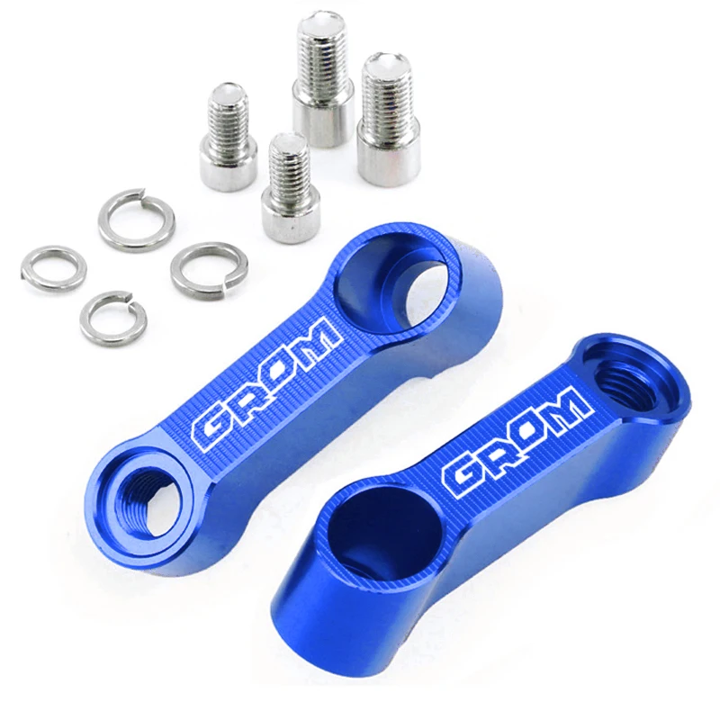 2026 sell well For Honda GROM MSX 125 2013-2024 Motorcycle Rear View Mirror Mount Risers Extender Adapters Mirror Brackets