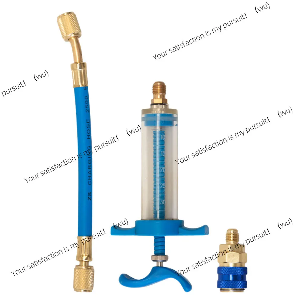 1 oz, Automotive, Air Conditioning Oil Injector, Low Pressure Side Refrigerant Filling Tube