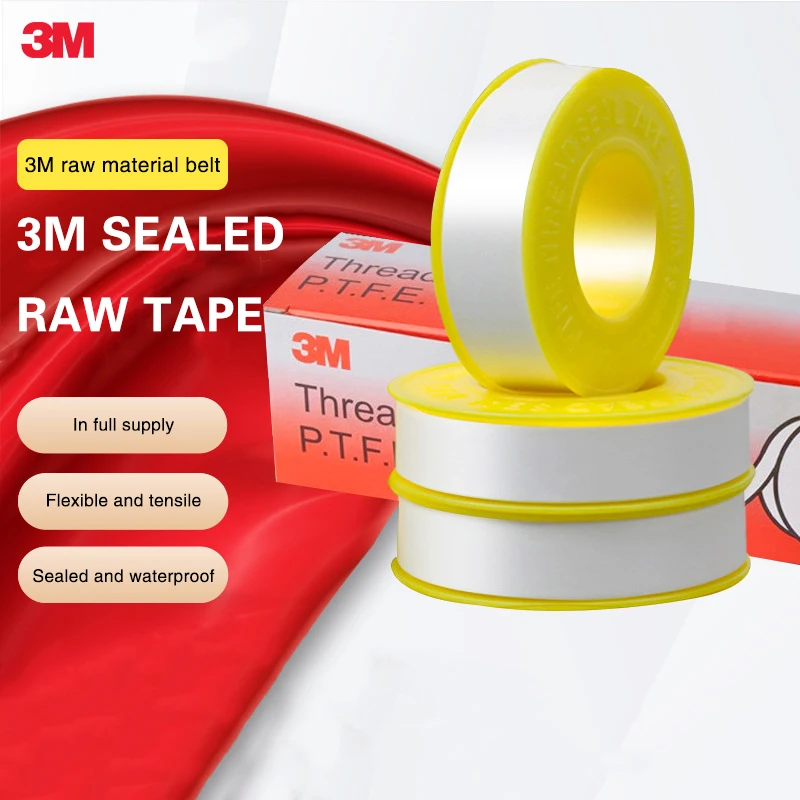 3M 13mm 1/5/10pcs Water Pipe Thread Seal Waterproof Leak Tape Duct Tape Plumbing Fitting Oil-Free Repair Tool Adhesives Sealants