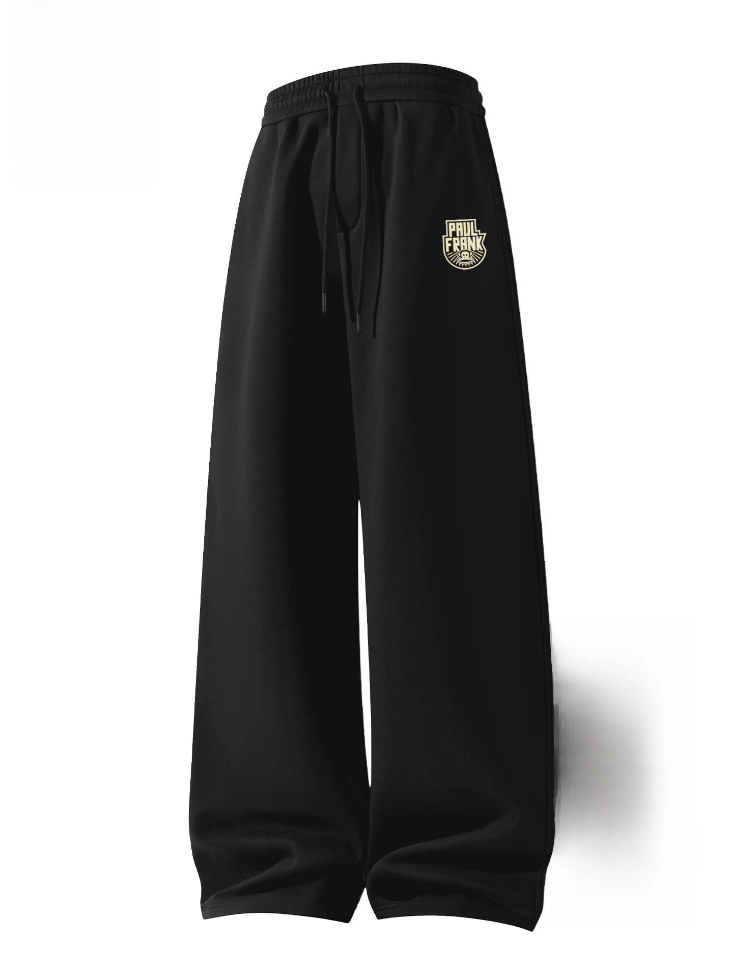 

Мужские утепленные повседневные брюки свободного прямого кроя, черные, плотные, удобные, осенне-зимние, модные