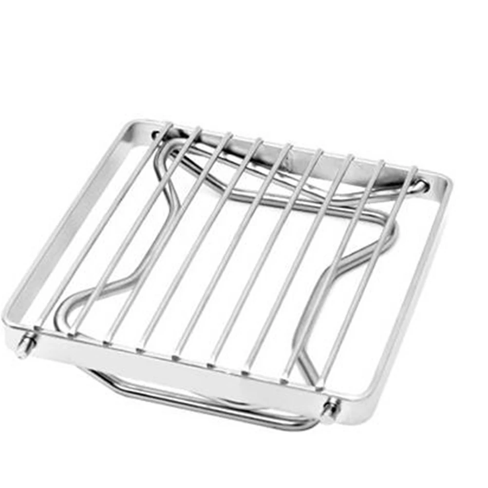 

Portable BBQ Grill Stainless Steel Folding Barbecue Rack Mini Stove Grilling Kit for Camping Patio Outdoor Cooking