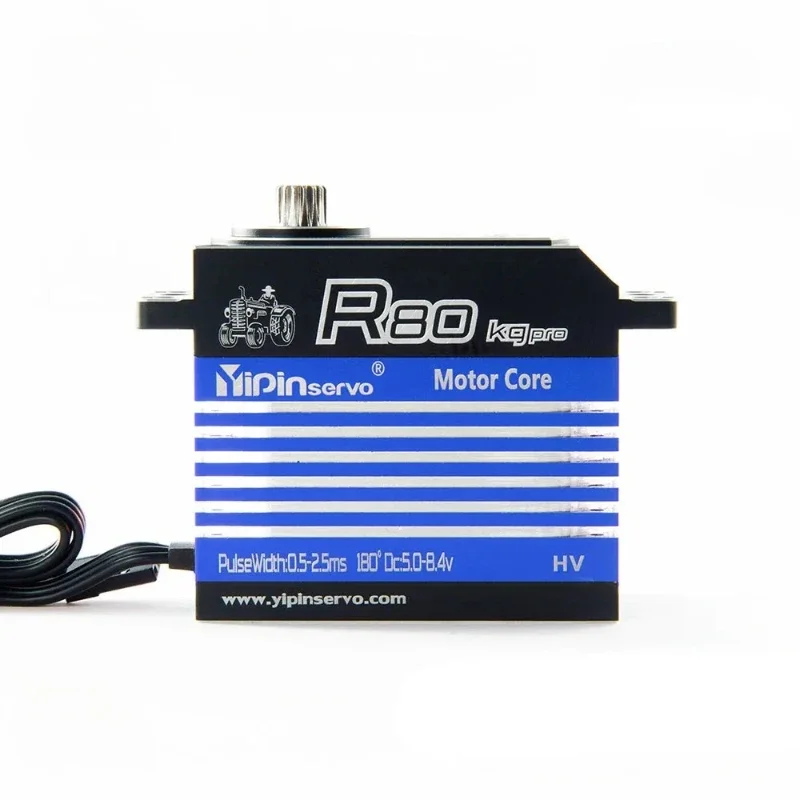 FyOriginal GX Yipin 80KG Metal HV High Torque Brushed Waterproof Core Motor Servo's voor 1/5 1/6 Model Auto Accessoires KRATON SCX6