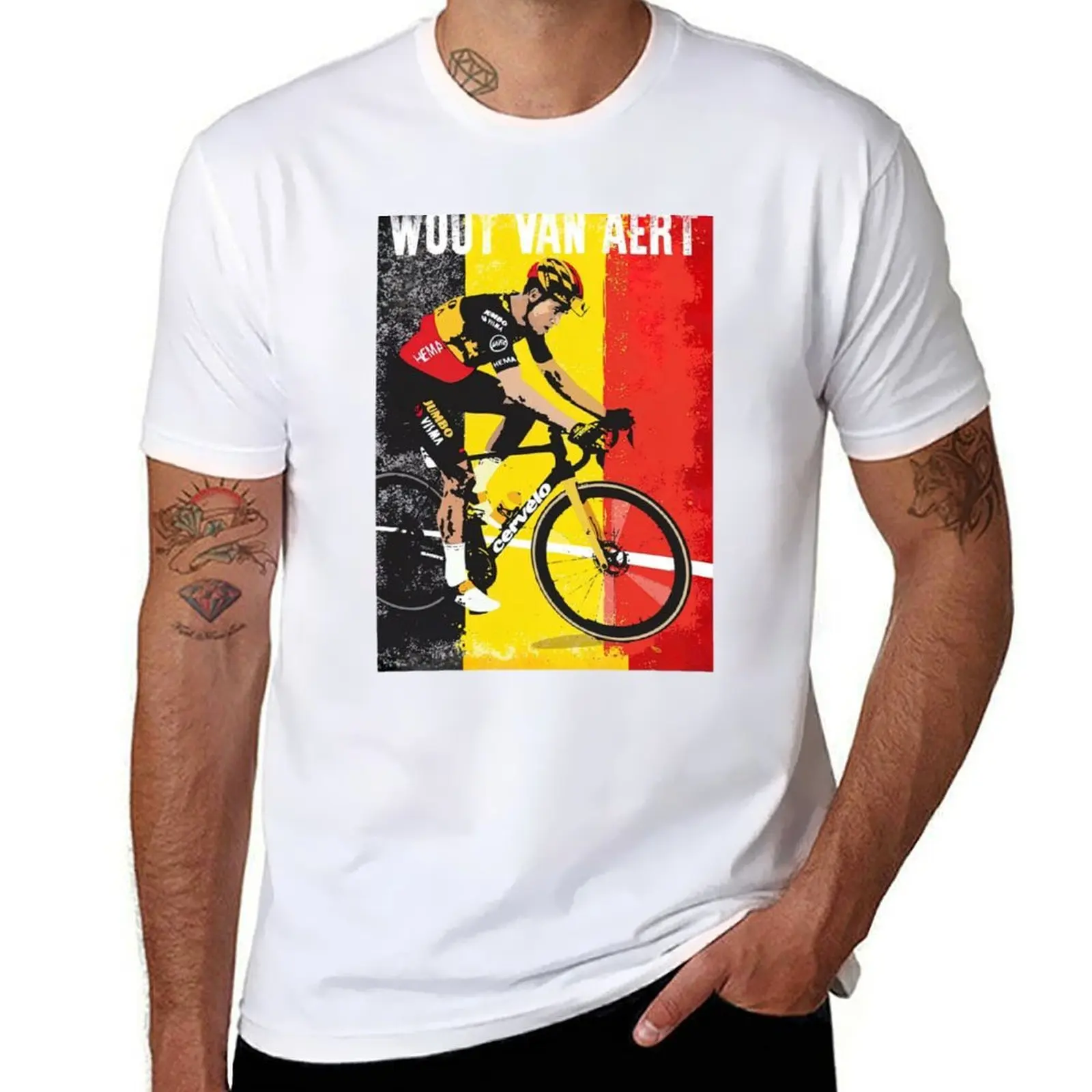 

wout van aert art T-Shirt anime t shirts oversize t shirts for man graphic tees T-Shirt