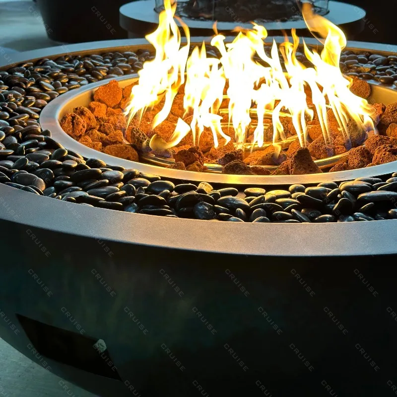 

【Best-selling】CRUISE Portable Stainless Steel Camping Garden Natural Heater Propane Atmospheric Bonfire Electronic Ignition Fire